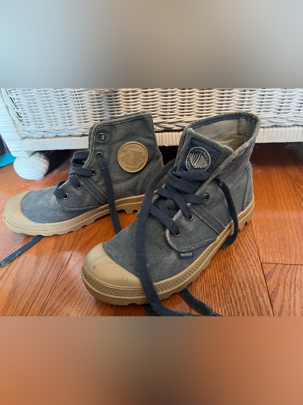 Palladium Blue Women’s Lace up Boots